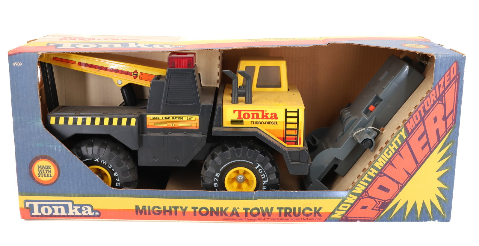 VINTAGE MIGHTY TONKA TOW TRUCK #4909: NEW IN BOX 10" X 25" X 9" PLEASE READ CAREFULLY - Terms for Purchasing and Shipping of Auction Items. Please read carefully before bidding. All payments for purchases will be made through LiveAuctione