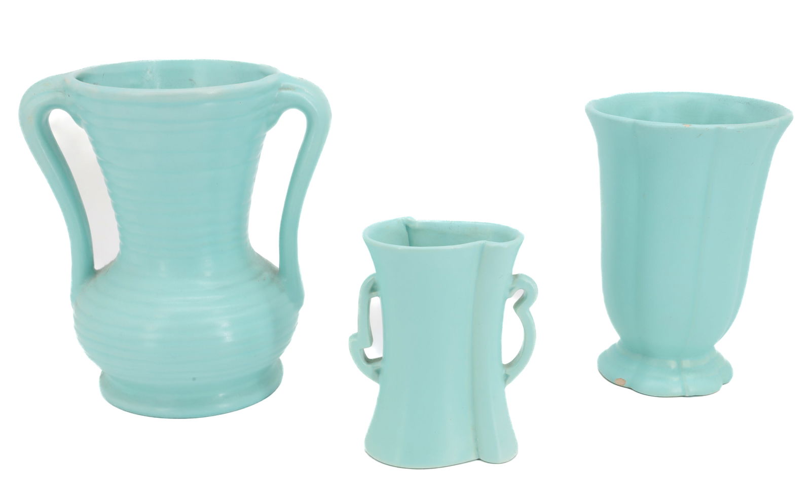 (3) POTTERY FLOWER POTS (1 of 7)