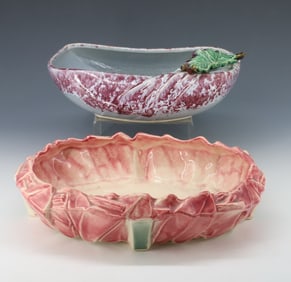 (2) MCCOY FLOWER POTS