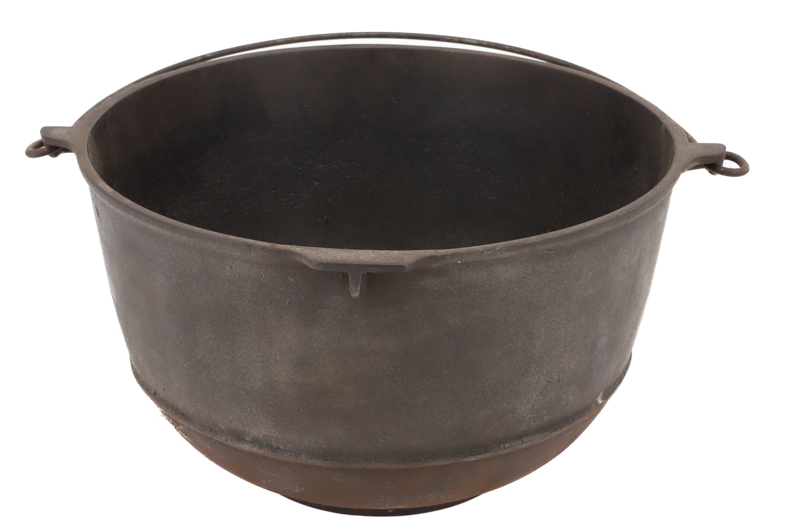 CAST IRON "ERIE" KETTLE: WIRE DROP HANDLE. #785. PAT'D '91. Terms: PLEASE READ CAREFULLY - Terms for Purchasing and Shipping of Auction Items. Please read carefully before bidding. All payments for purchases will be made thro