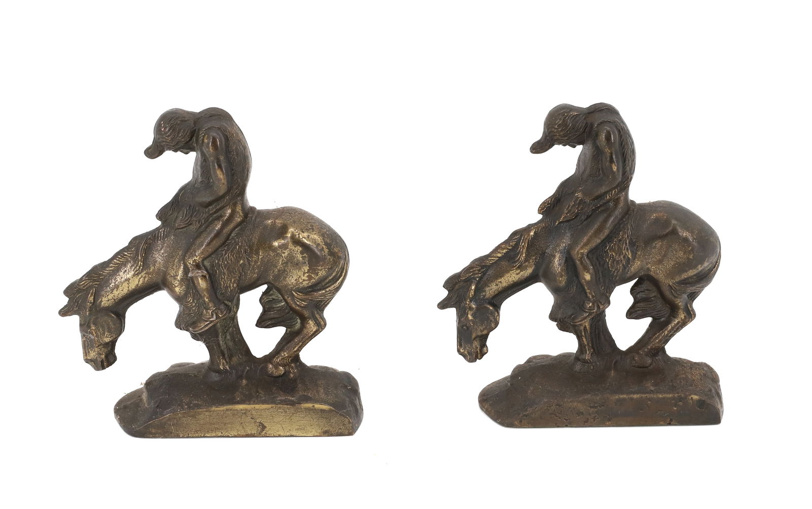 PAIR OF CAST IRON BOOKENDS (1 of 4)