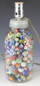 JAR OF MARBLES LAMP