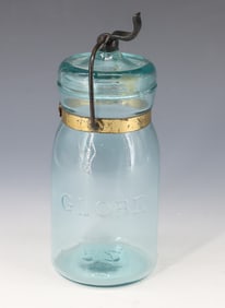 GLOBE AQUA FRUIT JAR