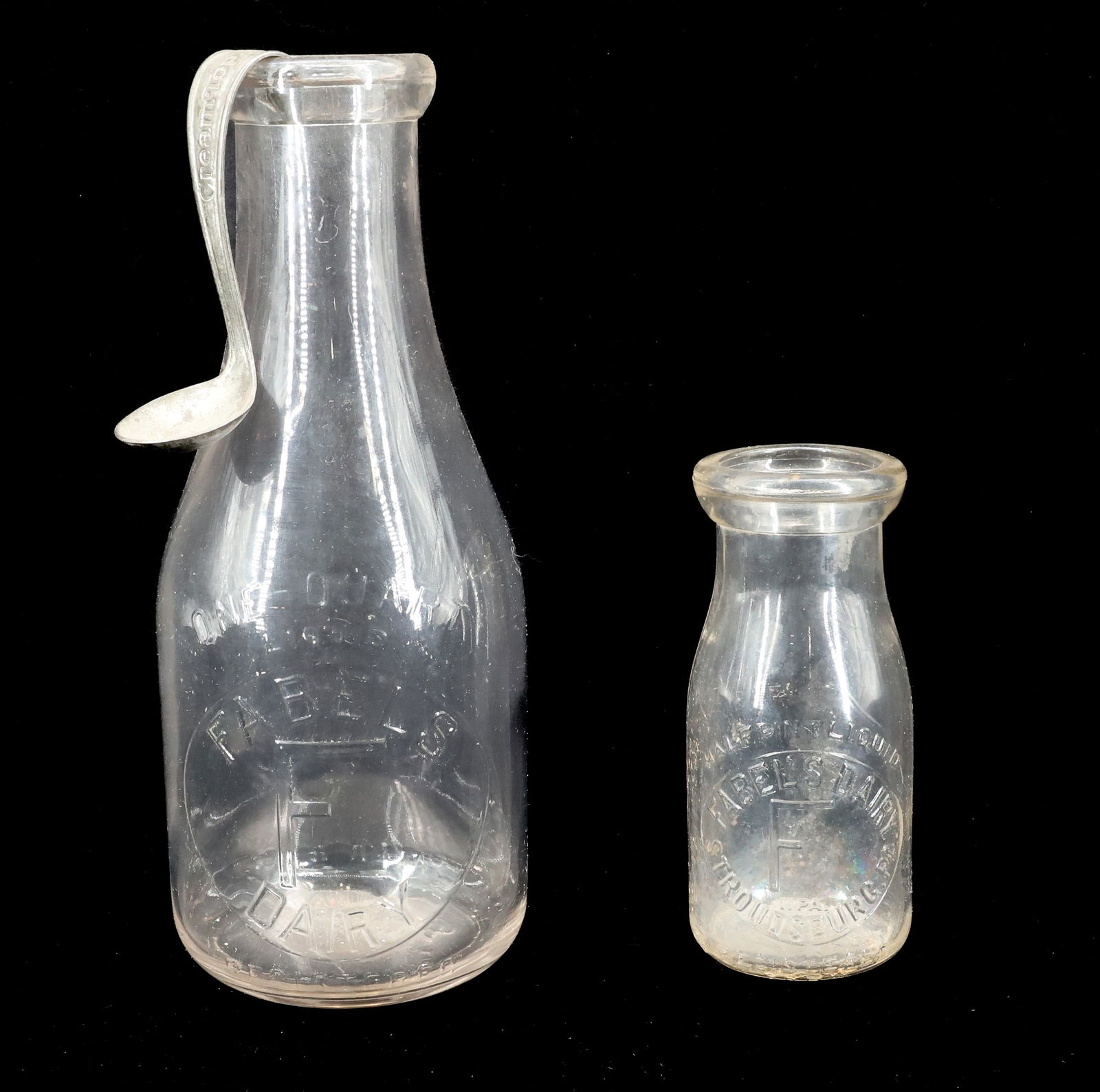 (2) STROUDSBURG, PA MILK BOTTLES (1 of 5)