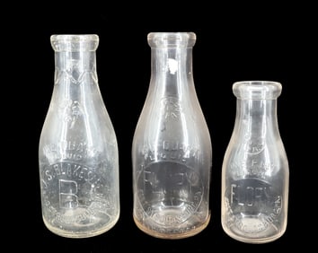 (3) EAST STROUDSBURG, PA MILK BOTTLES