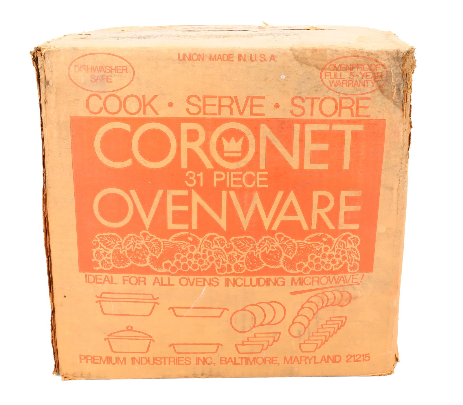 VINTAGE FIRE-KING OVENWARE IN ORIGINAL BOX (1 of 5)