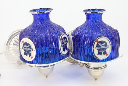 PAIR OF PABST BLUE RIBBON ADVERTISING LIGHTS