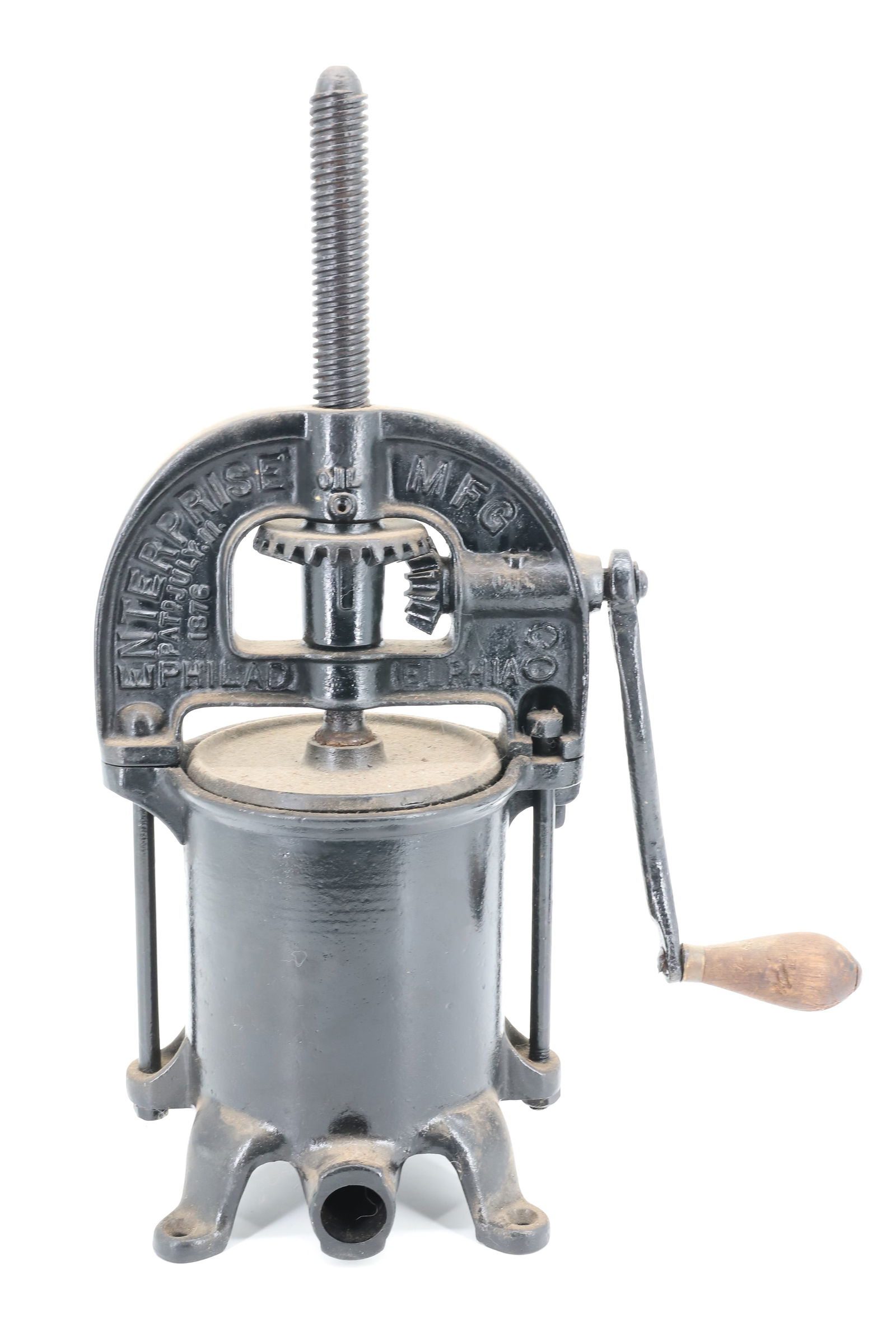 CAST IRON ENTERPRISE SAUSAGE STUFFER (1 of 4)