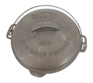 WAGNER WARE DRIP DROP ROASTER, NO. 8