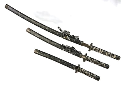 (3) REPLICA SAMURAI SWORDS