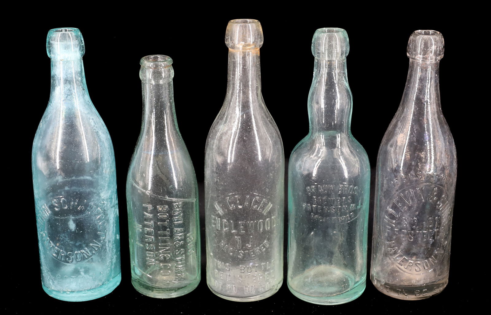 (5) NEW JERSEY ADVERTISING BOTTLES (1 of 4)