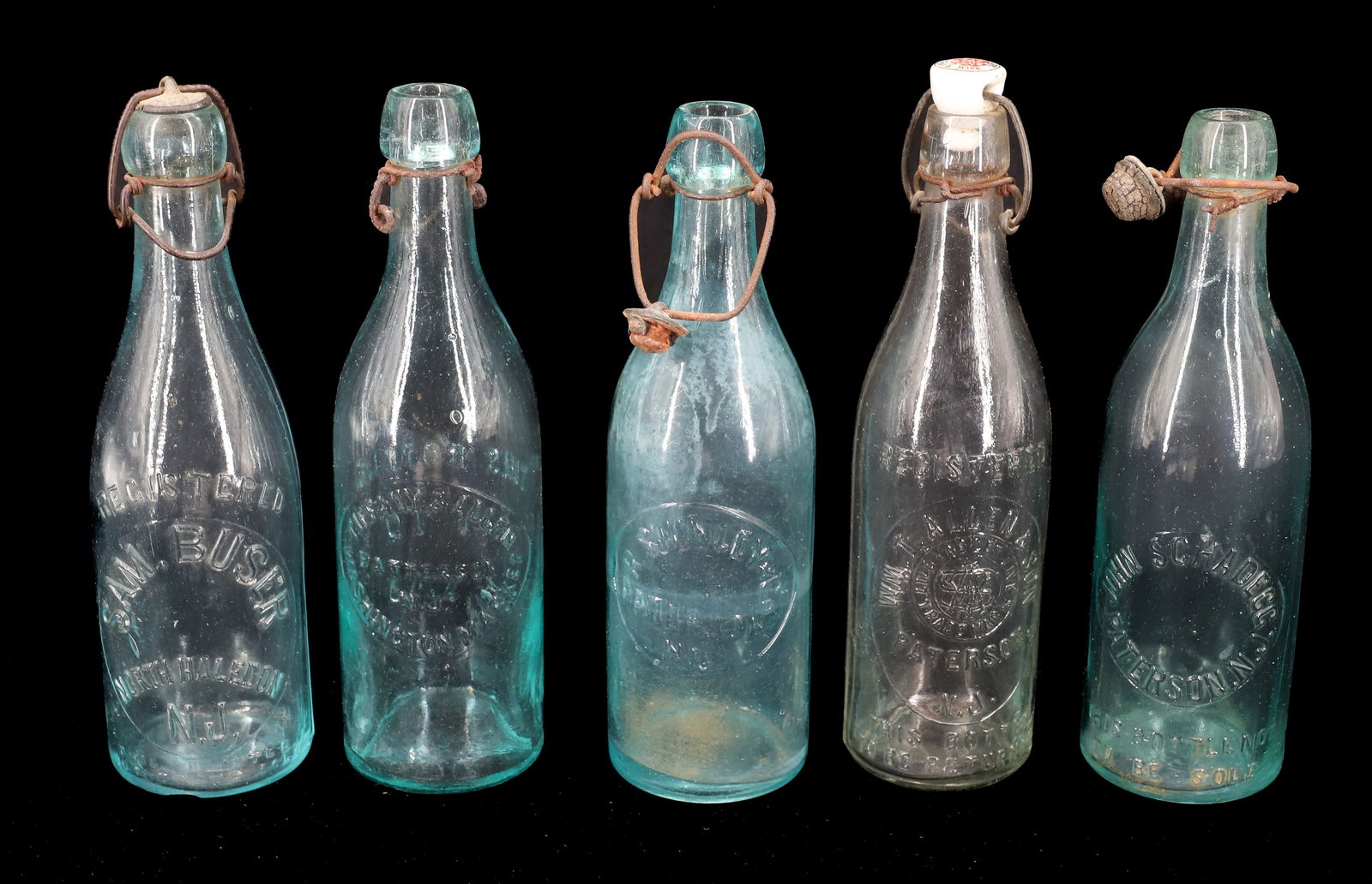 (5) NEW JERSEY ADVERTISING BOTTLES (1 of 4)