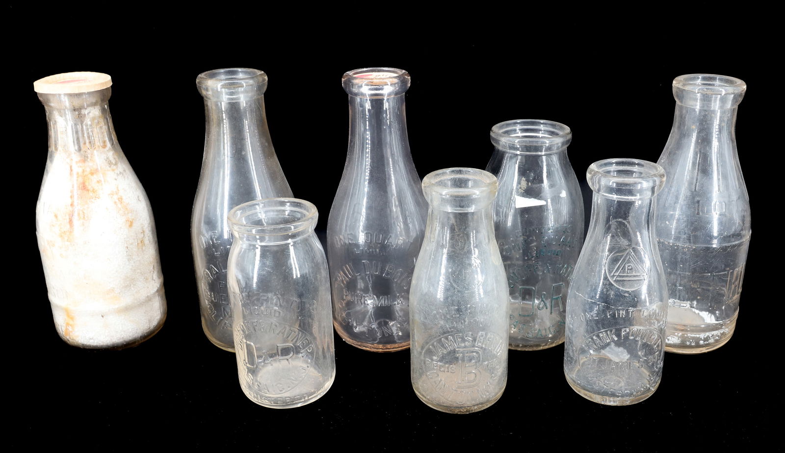 LOT OF NEW JERSEY MILK/CREAM BOTTLES (1 of 7)