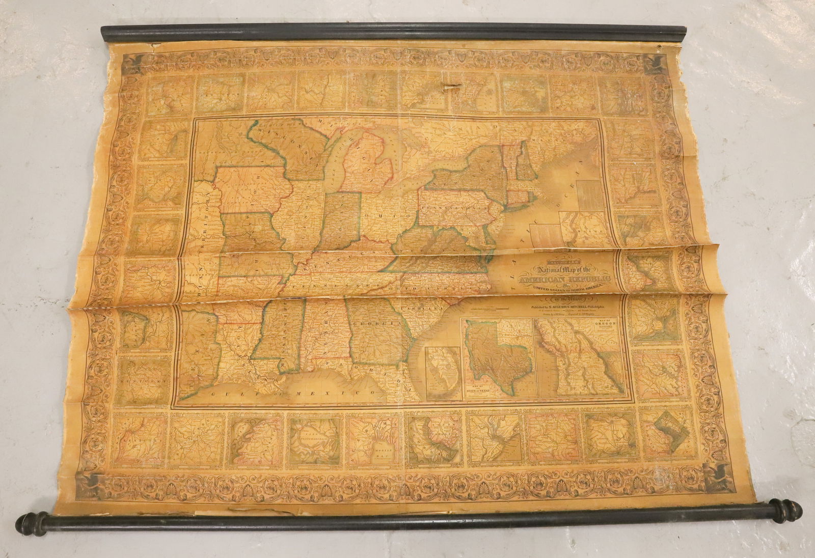 MITCHELL'S NATIONAL MAP OF THE AMERICAN REPUBLIC (1 of 6)
