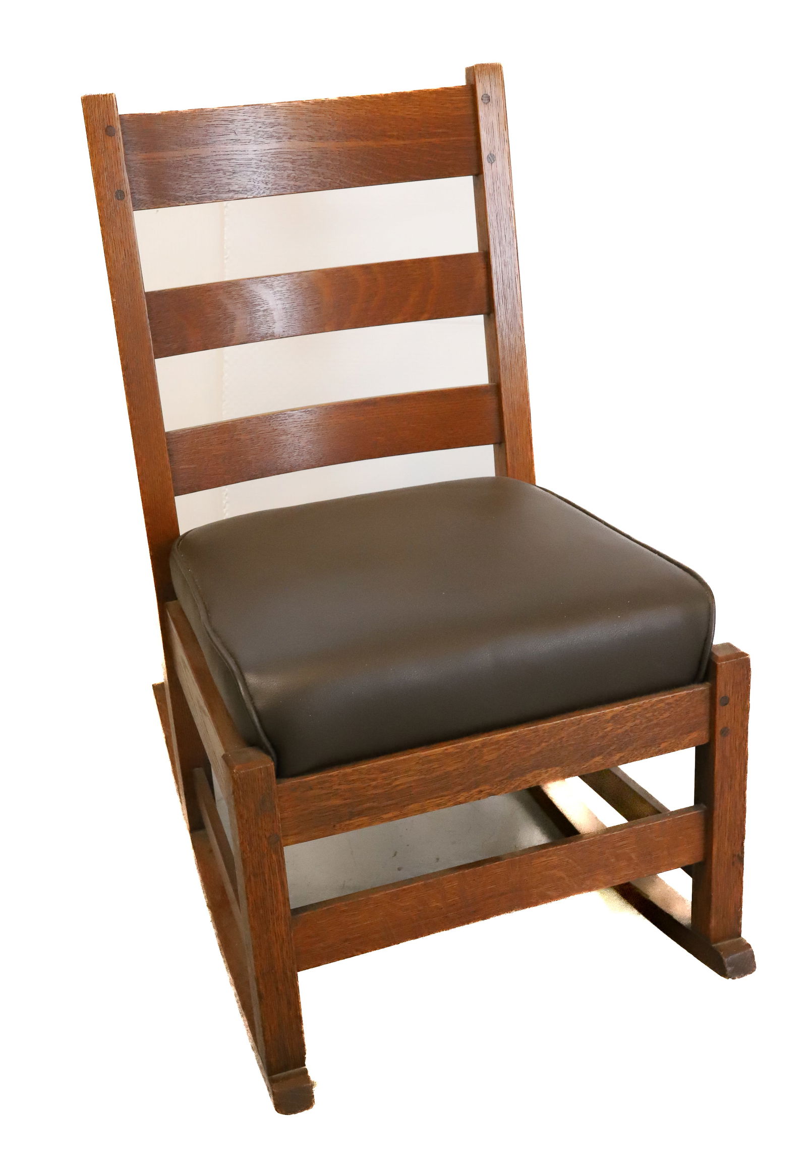 STICKLEY BROTHERS LADDER-BACK ROCKER (1 of 5)