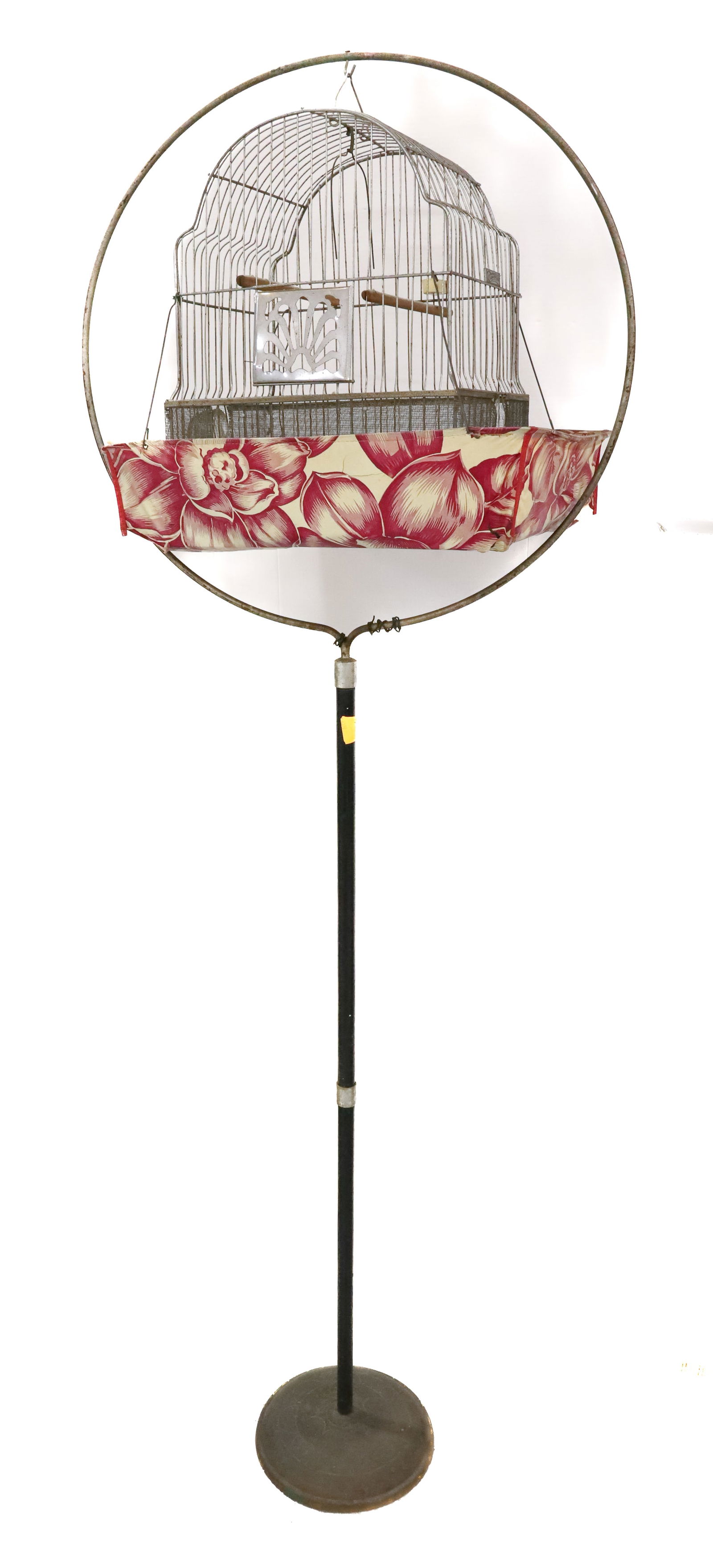 CROWN BIRD CAGE ON STAND (1 of 6)