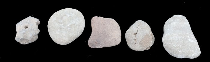 LOT OF NATIVE AMERICAN IMPLEMENTS, FOSSILS