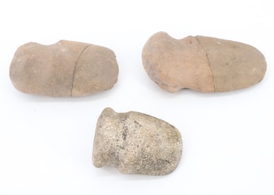 (3) STONE AXE HEADS
