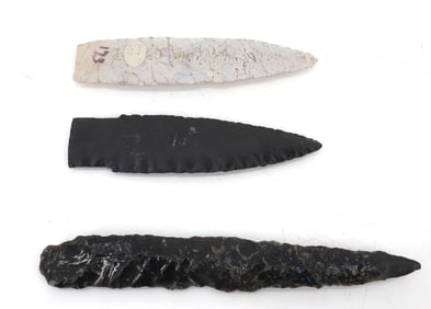 (3) NATIVE AMERICAN POINTS