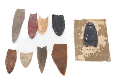 LOT OF NATIVE AMERICAN POINTS