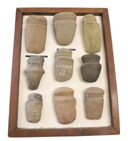 COLLECTION OF STONE AXES