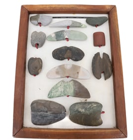 FRAMED COLLECTION OF BANNER STONES