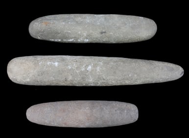 (3) STONE PESTLES