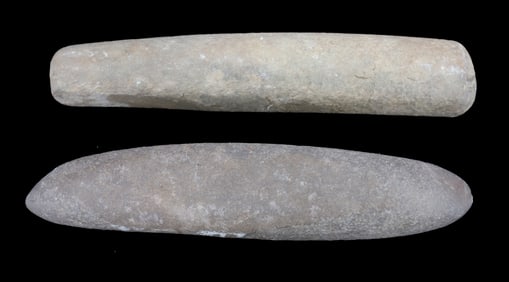 (2) STONE PESTLES