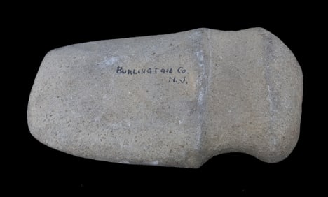 LARGE STONE AXE HEAD, NJ