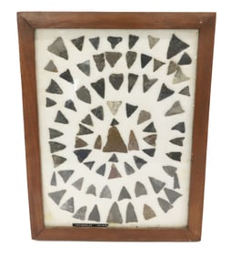 FRAMED COLLECTION OF POINTS, NJ