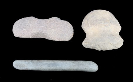 LOT OF (3) NATIVE AMERICAN ARTIFACTS