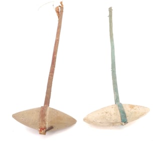 (2) NATIVE AMERICAN WAR CLUBS