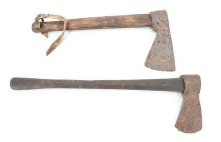 (2) IRON TOMAHAWK / AXES