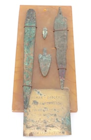 LOT OF BRONZE ARTIFACTS