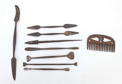 LOT OF ANTIQUE TOOLS