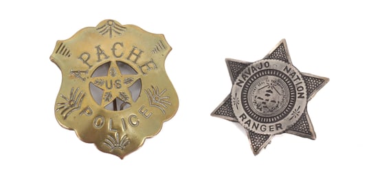 NAVAJO NATION AND APACHE BADGES
