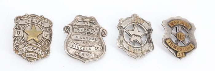 LOT OF MARSHAL BADGES