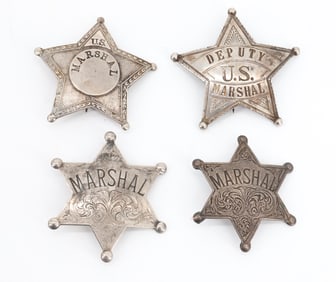LOT OF MARSHAL BADGES
