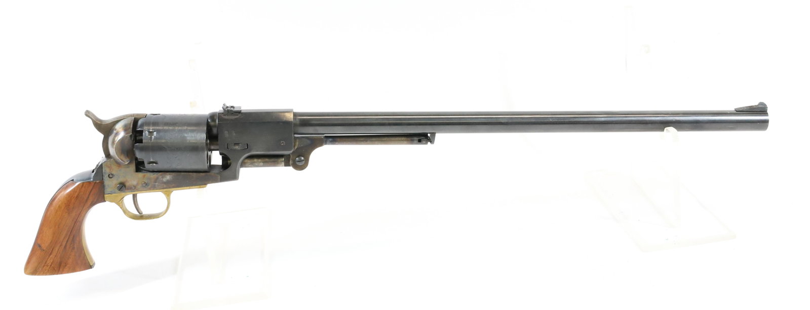 ITALIAN REPLICA OF A COLT 1851 DRAGOON: 44 CAL, SERIAL# 4296, 18" BARREL, BY; ARMI SAN MARCO ANTIQUE OR BLACK POWDER, NO REGISTRATION OR TRANSFER REQUIRED PLEASE READ CAREFULLY BEFORE BIDDING. ALL PAYMENTS MUST BE MADE BEFORE ITEMS CAN BE S