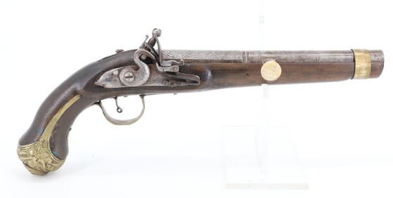 ANTIQUE FLINTLOCK TRADE PISTOL
