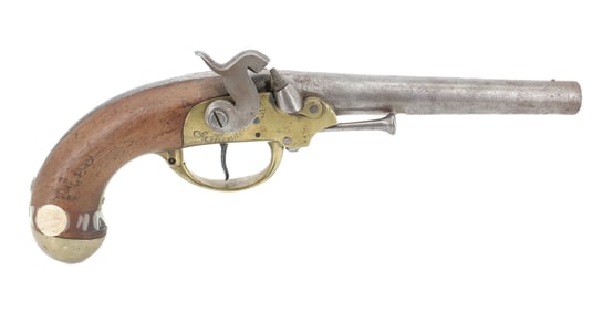 FRENCH M-1777 BRASS FRAME PERCUSSION PISTOL