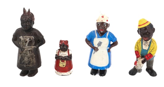 LOT OF BLACK AMERICANA BANKS 