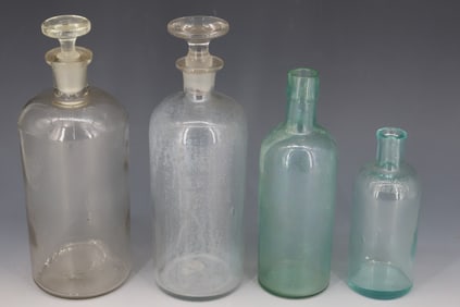 LOT OF EARLY BOTTLES 