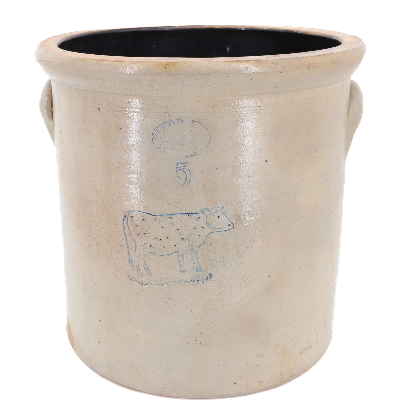 5 GALLON STONEWARE CROCK  (1 of 6)