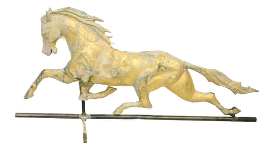 19TH CENTURY RUNNING HORSE WEATHERVANE 