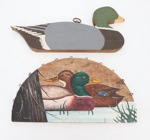 (2) DUCK WALL HANGINGS