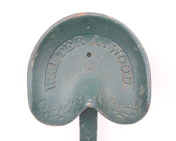 PAINTED CAST IRON TRACTOR SEAT