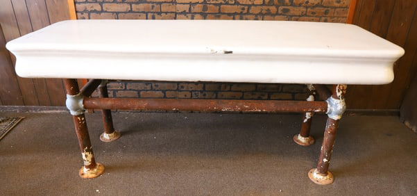 INDUSTRIAL STYLE "BATH HOUSE" TABLE 