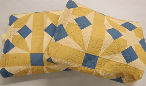 PR. OF 19TH CENTURY HAND STITCHED QUILTS