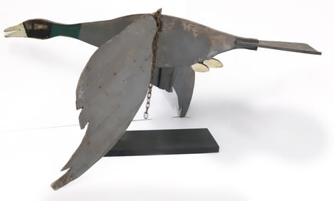 FOLK ART GOOSE WHIRLIGIG